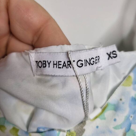 Toby Heart Ginger Floral Sleeveless Boho Mini Dress Size XS - Picture 8 of 9